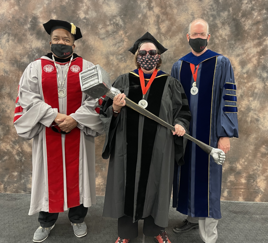 Dr. LeAnn Putney honored at Graduate Commencement University of